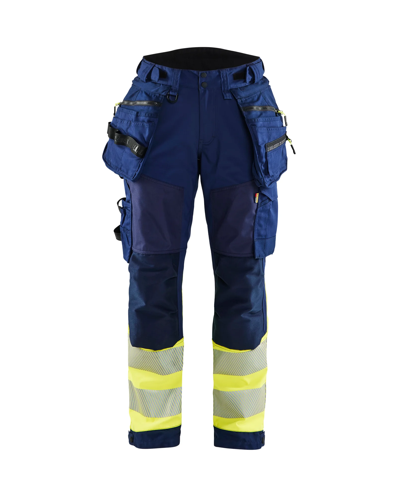 Pantalon softshell haute visibilité classe 1 femme 7114 - Marine/Jaune image