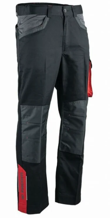Pantalon de travail poches genoux TIMING - Noir/Gris image