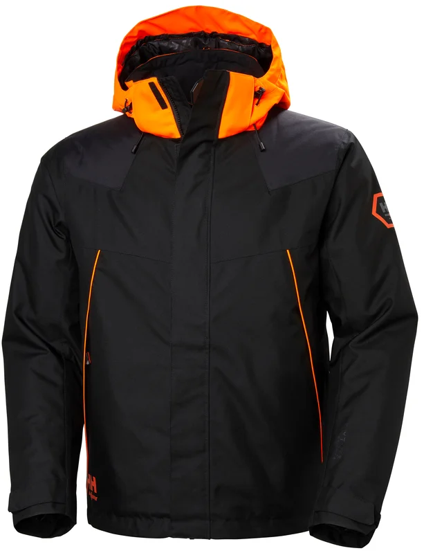 Veste de travail hiver CHELSEA EVO - Noir/Orange image