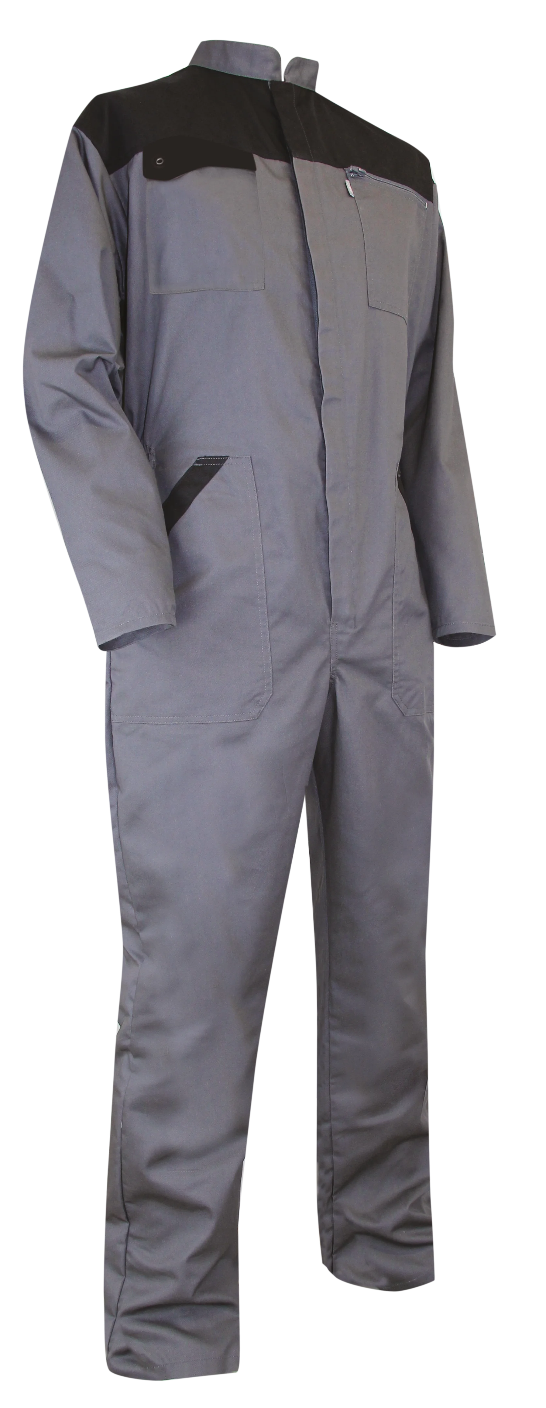 Combinaison de travail SEIGLE - GRIS CHARCOAL/NOIR image