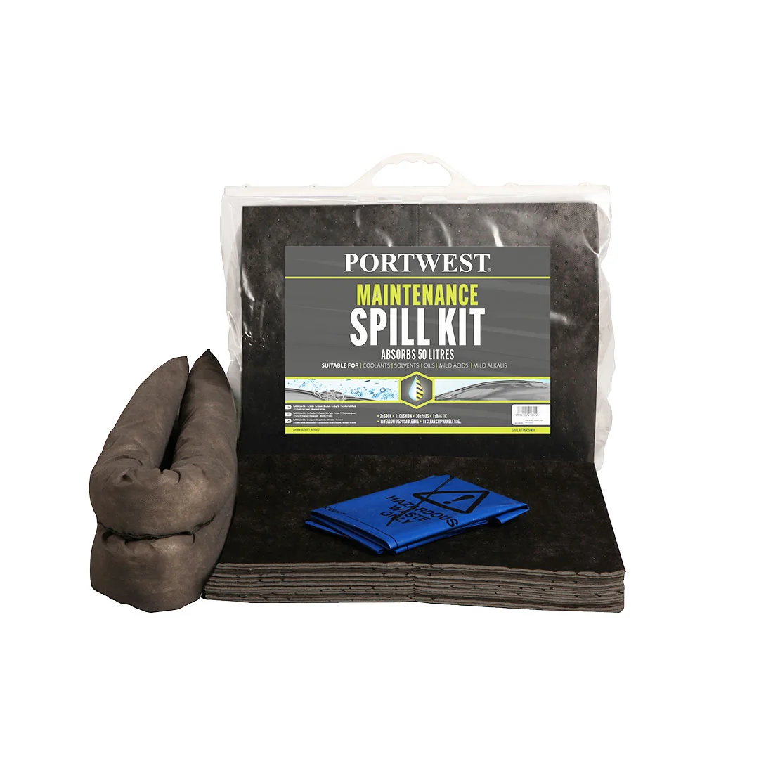 Lot de 6 Kit d'absorbants de maintenance 20 litres Gris image