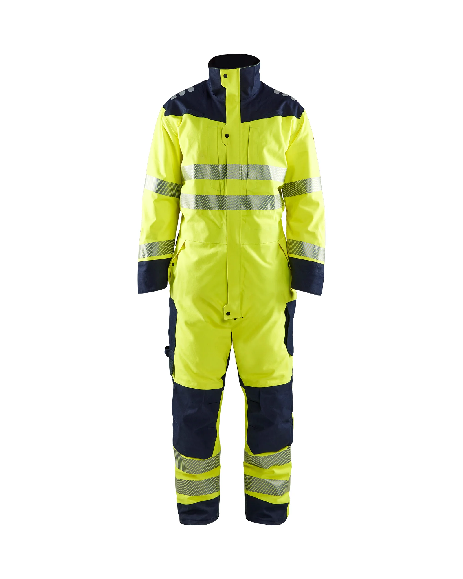 Combinaison de travail hiver multinormes 6317 - Jaune fluo/Marine image