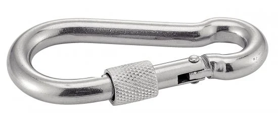 Mousqueton avec vis de sécurité - Inox A4 image