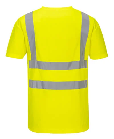 T-shirt aéré bandes HV Jaune image