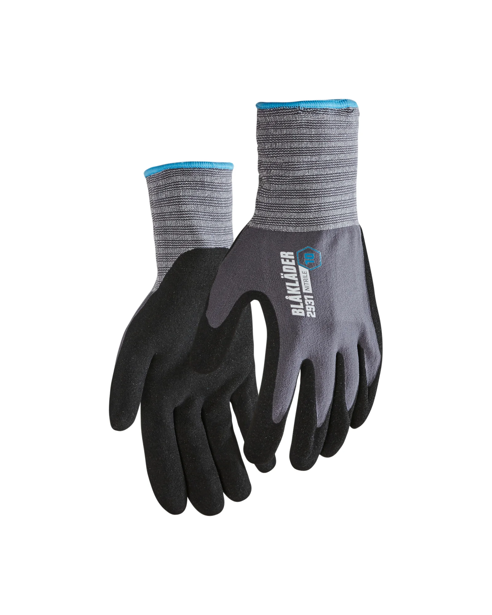 Lot de 12 paires - Gants de travail en nitrile trempé 2931 - Gris clair image