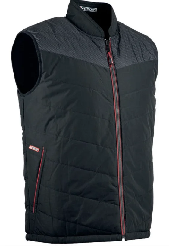 Doudoune de travail sans manches réversible FLAG - Noir image