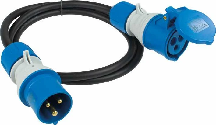 Rallonge CEI à indicateur de tension H07RN-F 3G2,5 - Noir image