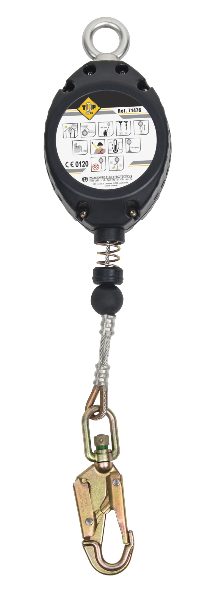 Antichute à rappel automatique câble 6 m ZONDA - EN360 image