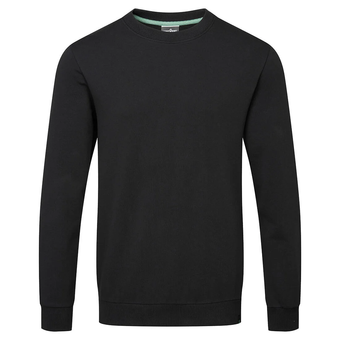 T-Shirt ML coton biologique recyclable Noir image