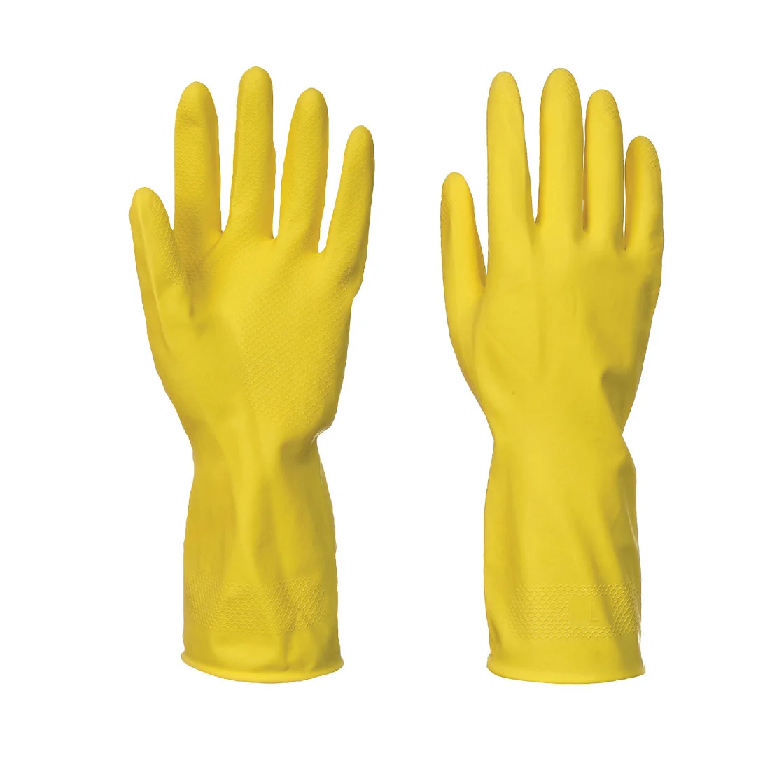 Lot de 12 paires de gants Latex de ménage Jaune image