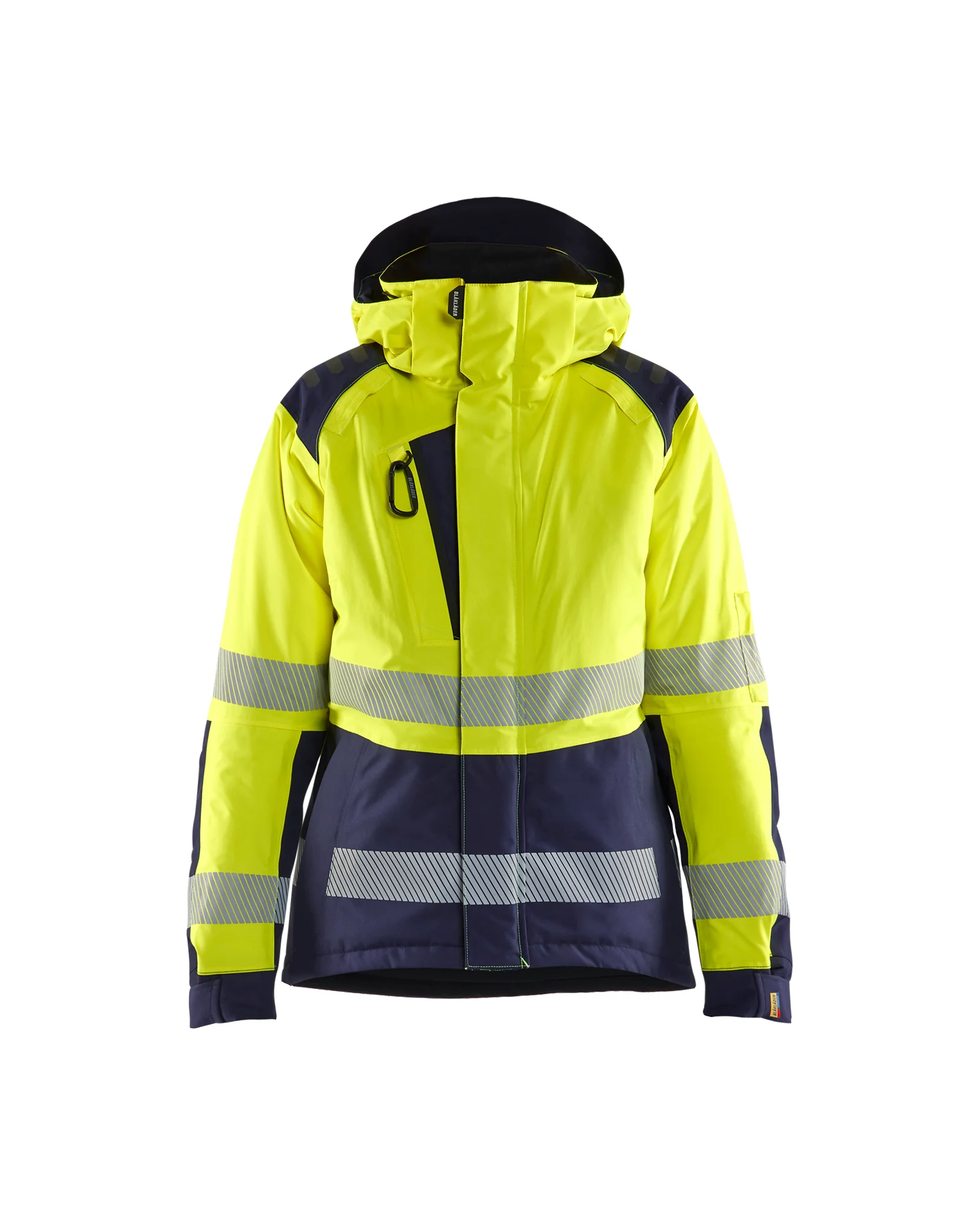 Veste hiver haute visibilité femme 4456 - Jaune/Marine image