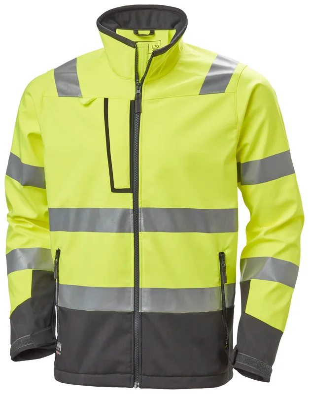 Veste de travail softshell zippée haute visibilité ALNA 2.0 image