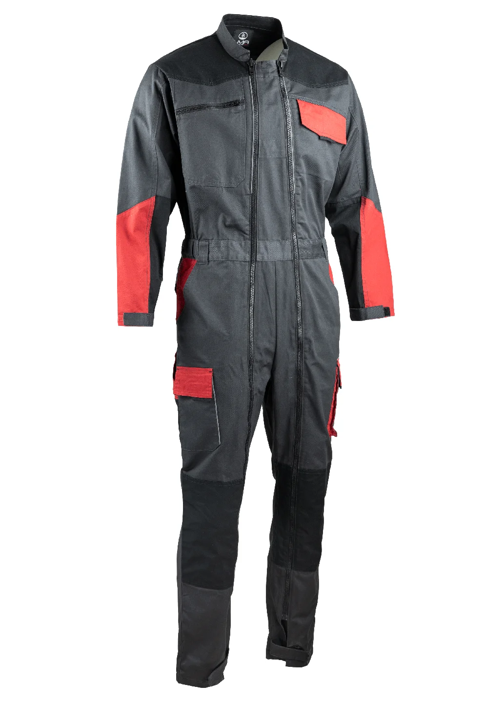 Combinaison de travail SESAME - GRIS SOMBRE/NOIR/ROUGE image