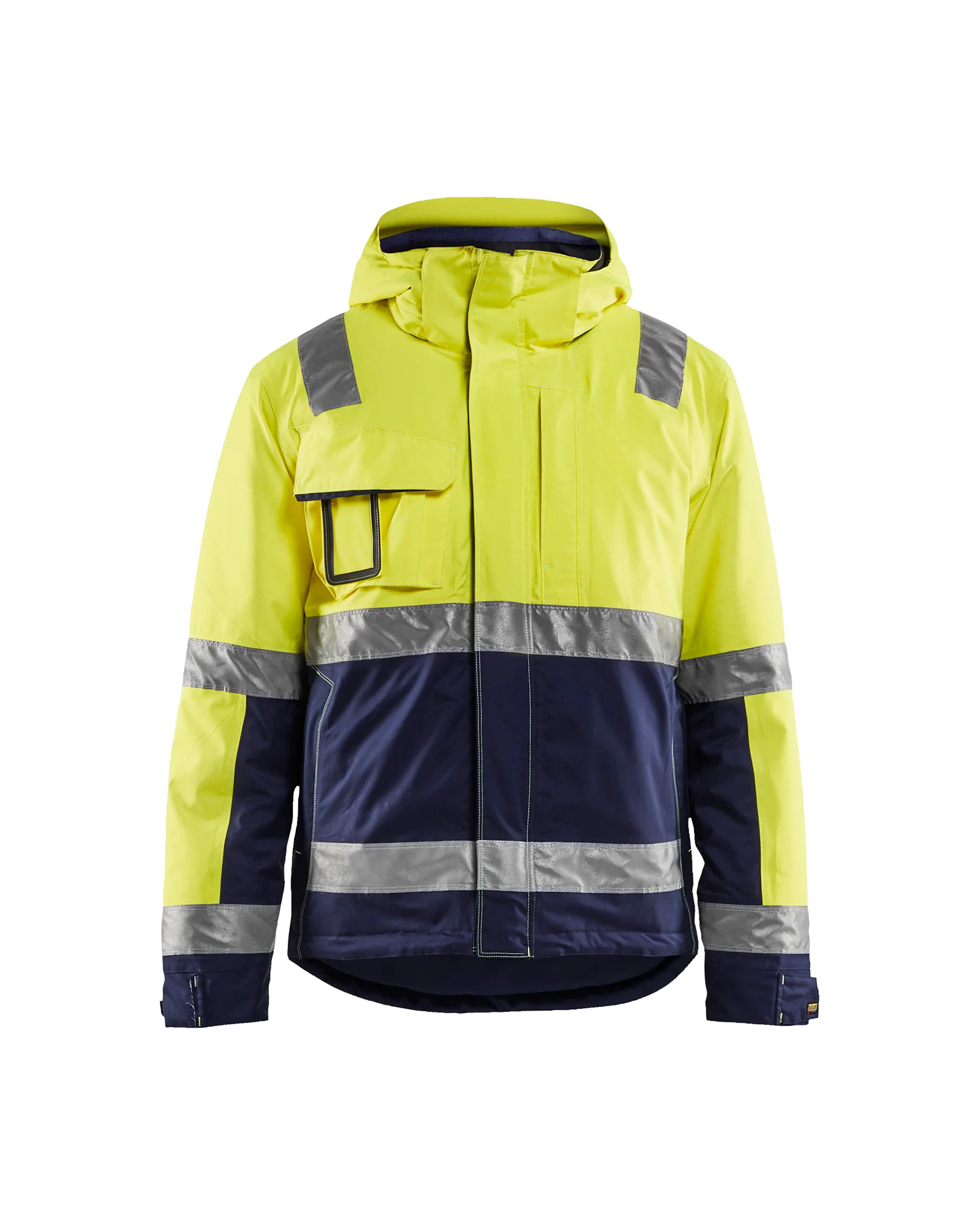 Veste de travail hiver haute visibilité stretch 4870 - Jaune fluo/Marine image