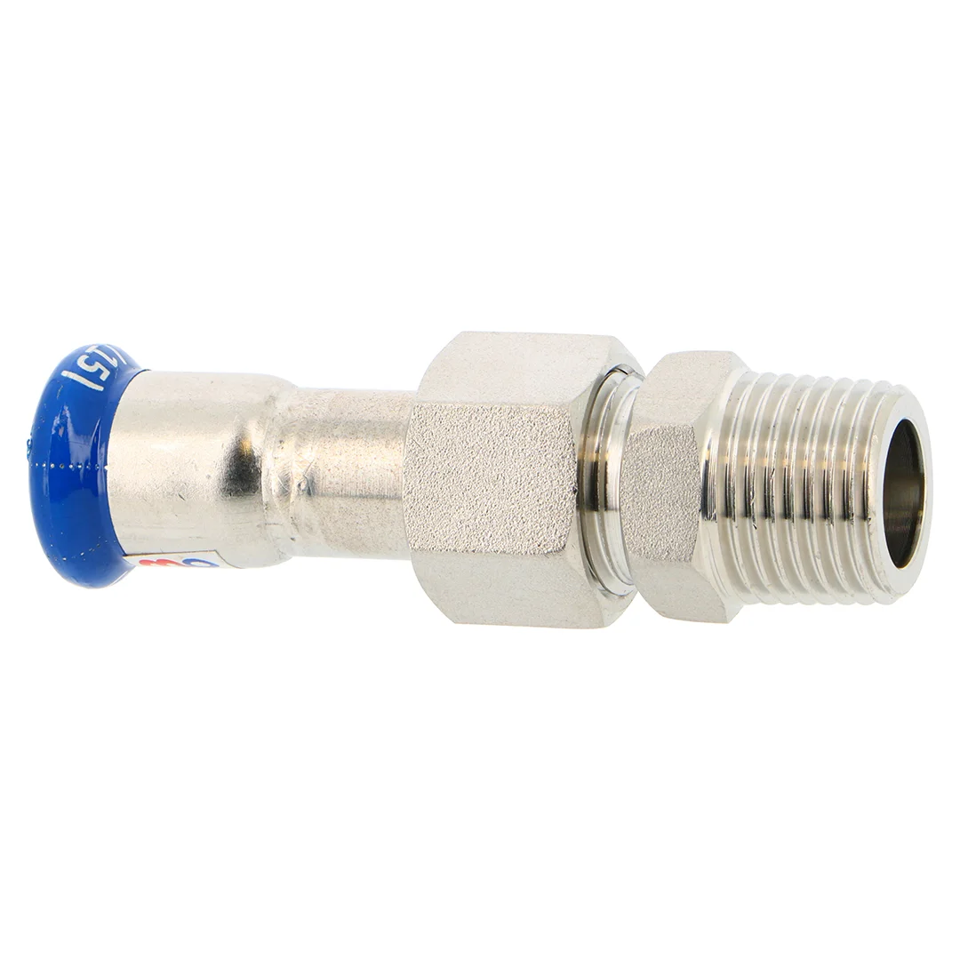 Raccord union mâle à sertir SERTIsteel Inox - Empreinte M image