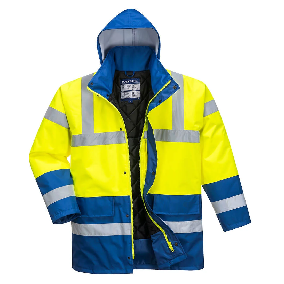 Parka HV Bicolore Jaune/Royal image