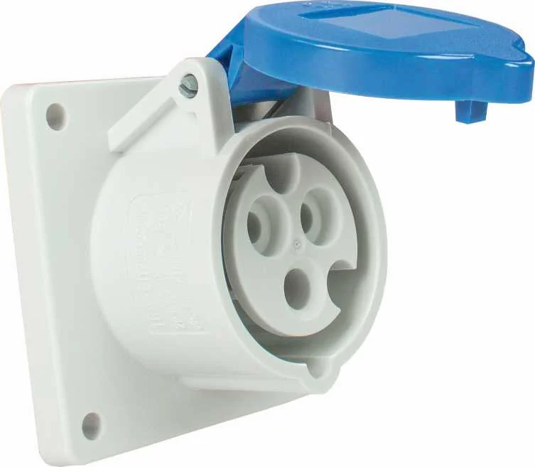 PRISE SEMI ENCASTREE CEI MONOPHASE 1PNT/16A/230V IP44 image