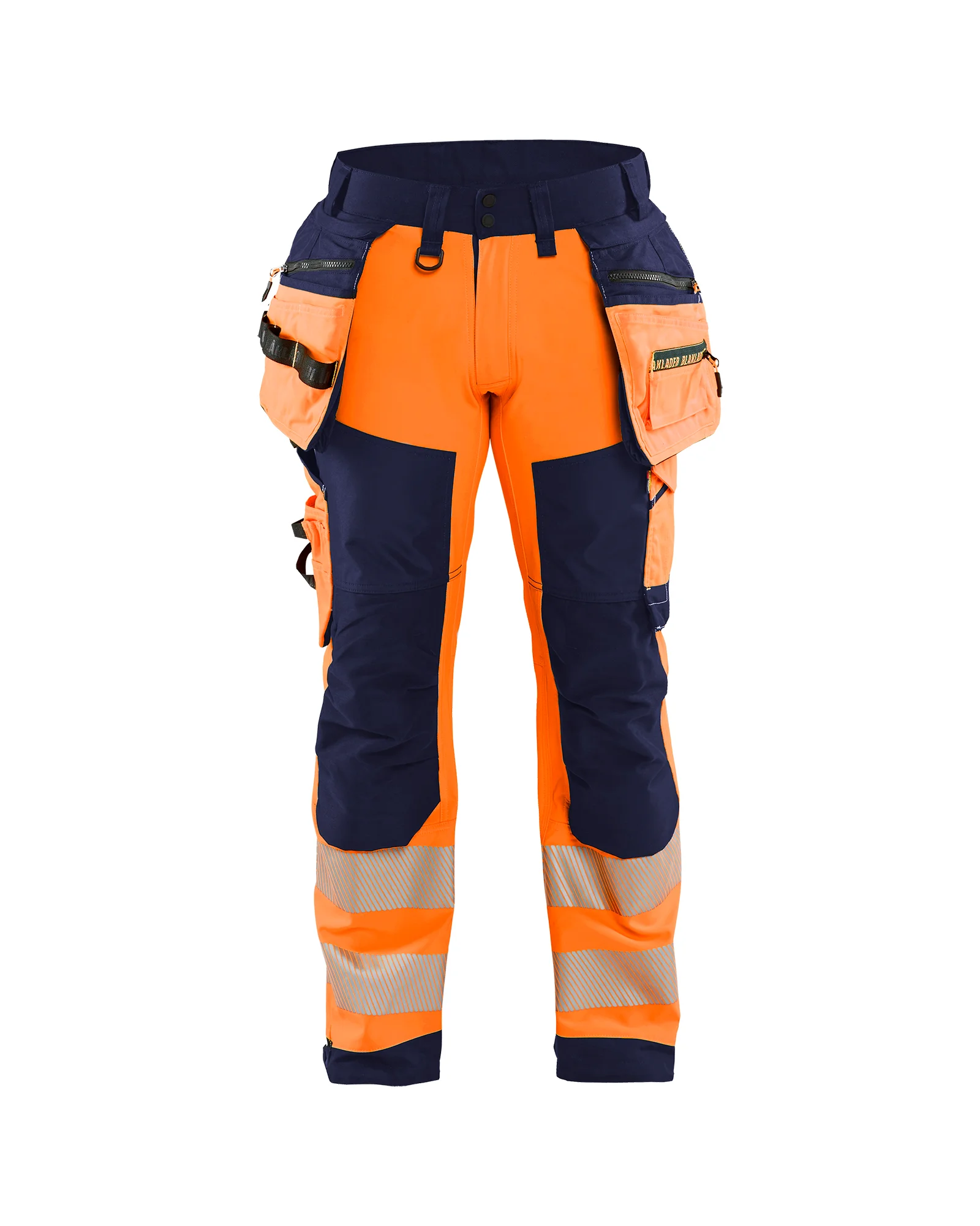 Pantalon de travail softshell haute visibilité Classe 2 1820 - Orange/Marine image