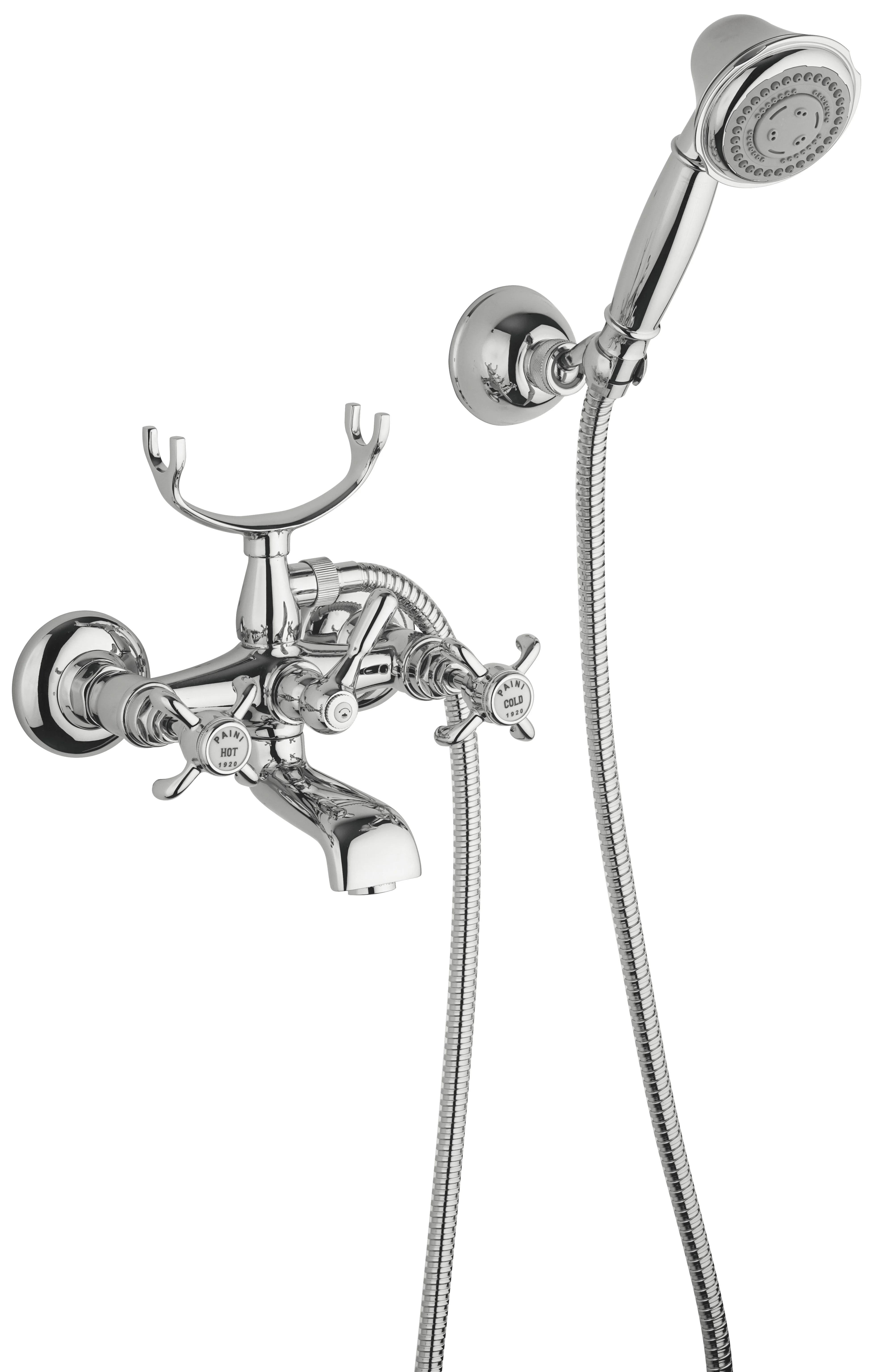 Mélangeur bain/douche mural arrivées F 3/4" image