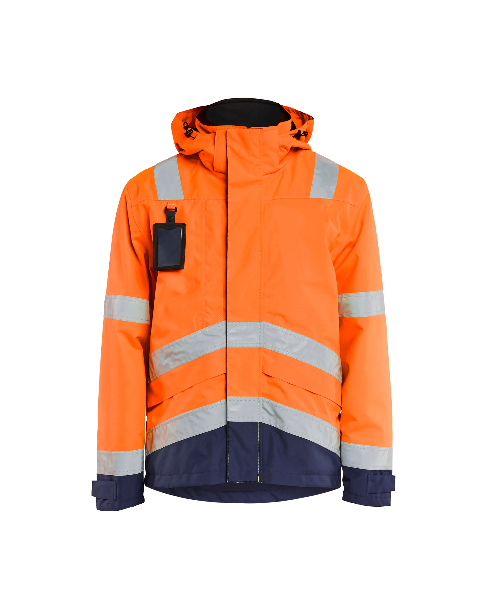 Veste de travail haute visibilité 4837 - Orange fluo/Marine image