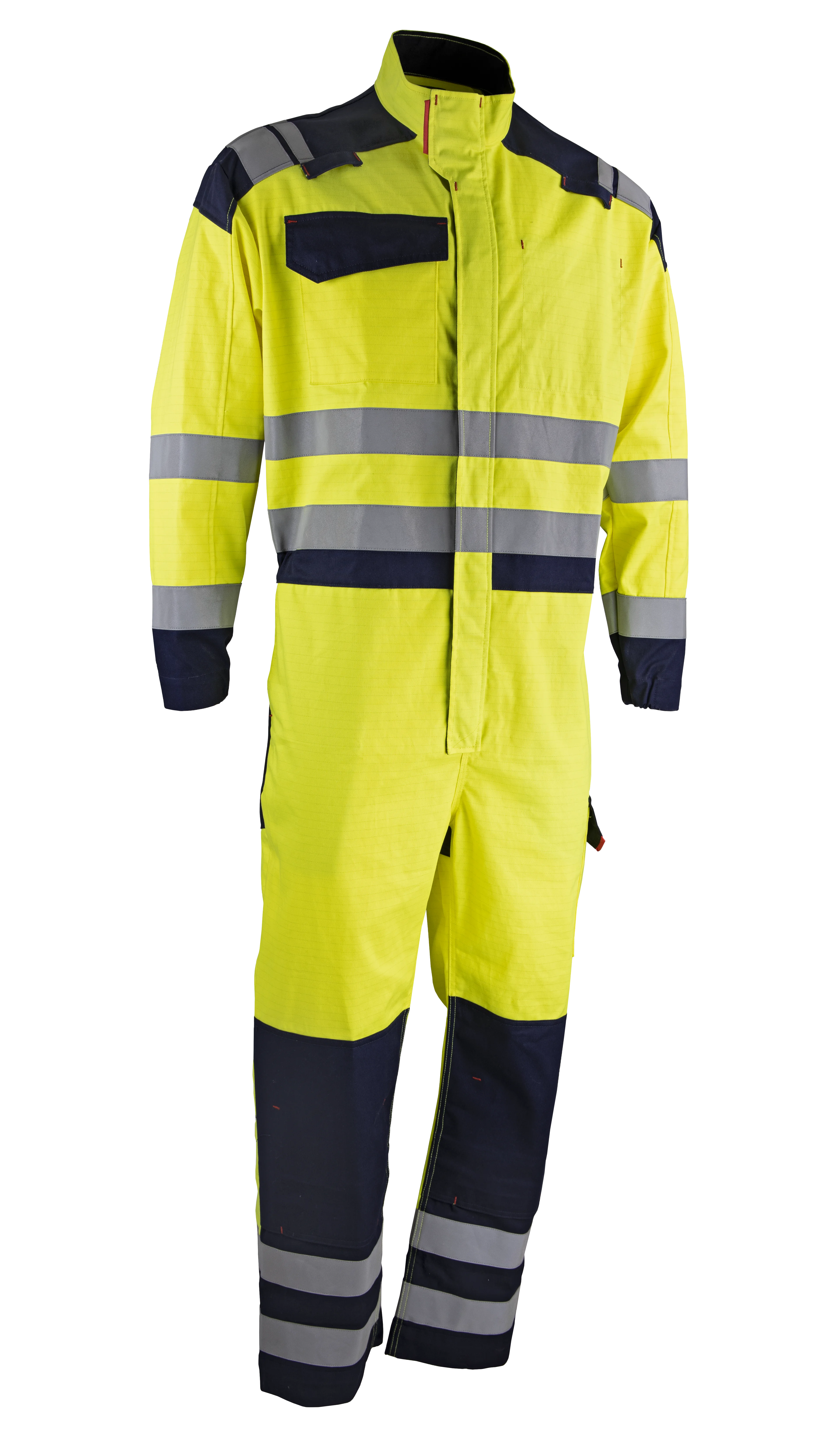 Combinaison de travail HV NEUTRON - JAUNE FLUO/MARINE image