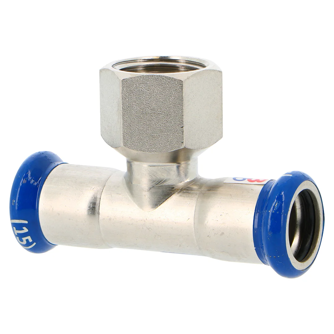 Té à sertir Femelle SERTIsteel Inox - Empreinte M image