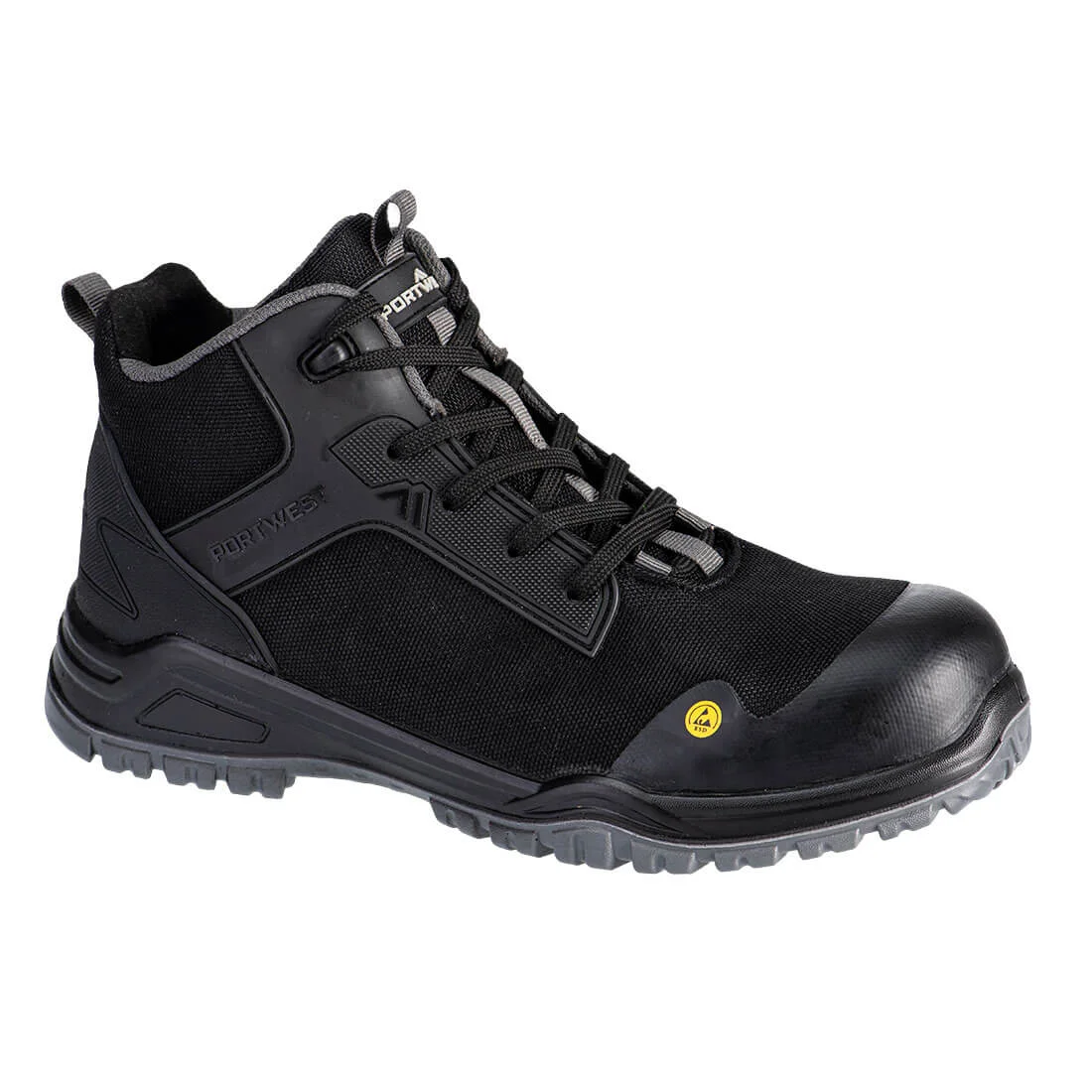 Chaussures de sécurité hautes Bevel S3S ESD SR FO Noir/Gris image