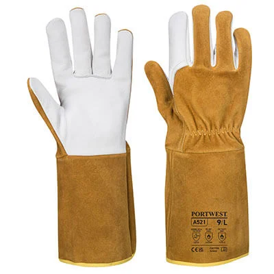 Gants soudeur TIG ultra Brun image