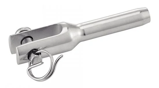 Embout à sertir à chape usinée - Petit modèle - Inox A4 image