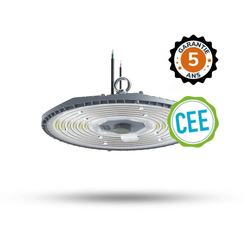 Eclairage industriel LED LUNAR HIGHBAY dimmable 90° - IP65 - Gris image