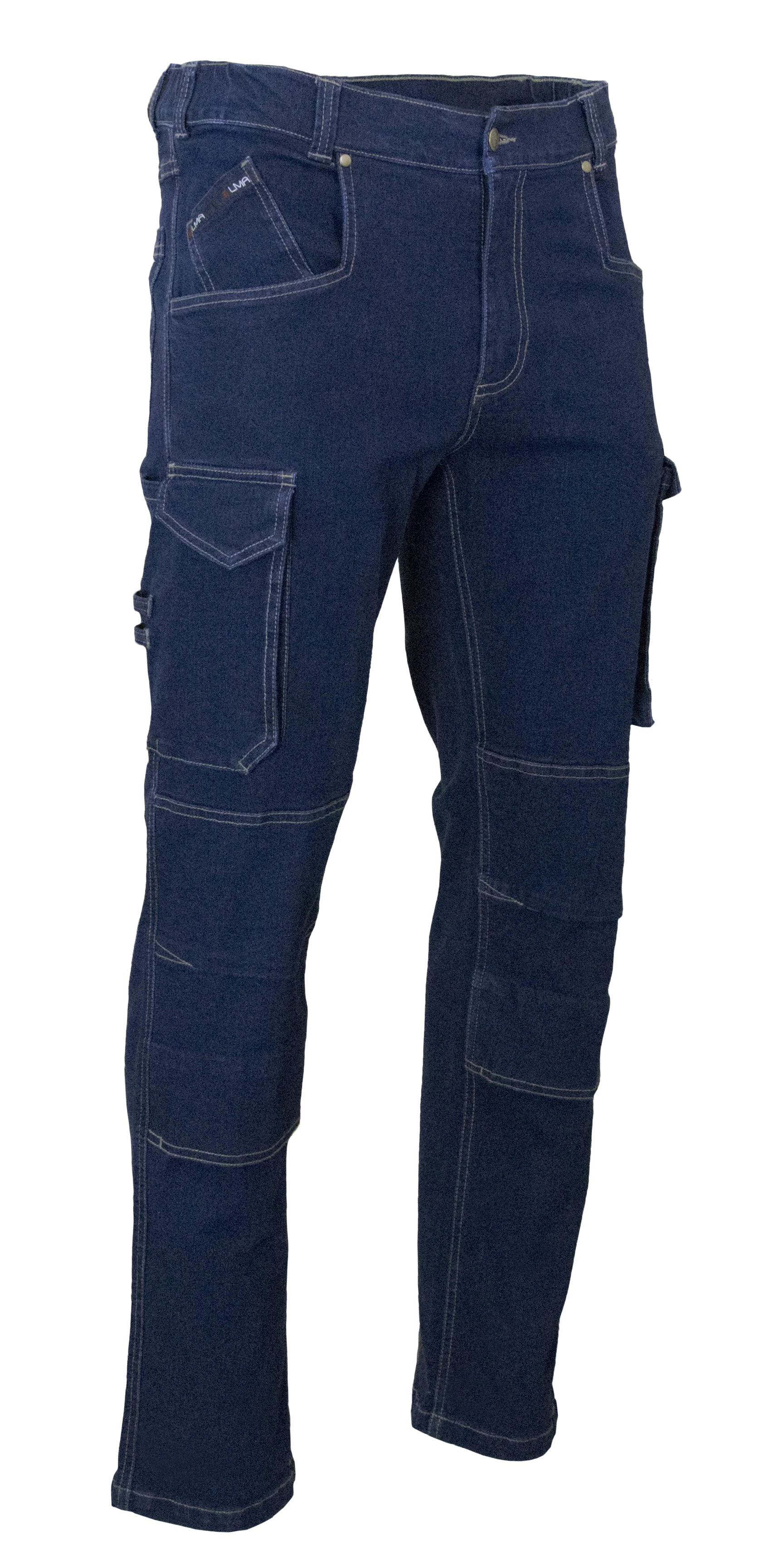 Jean de travail BARIL - BLEU DENIM image