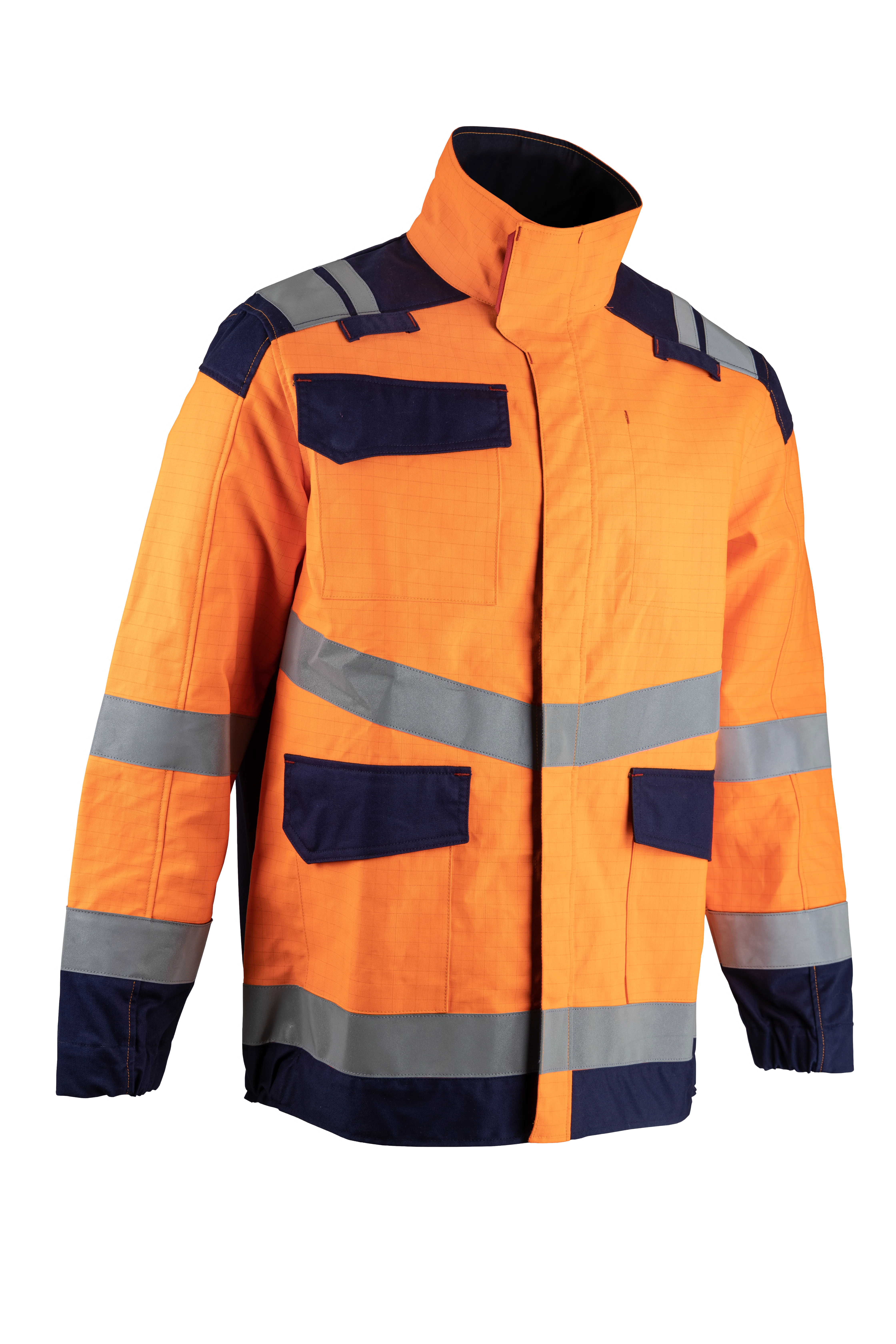 Veste de travail HV ASTRAL - ORANGE FLUO/MARINE image