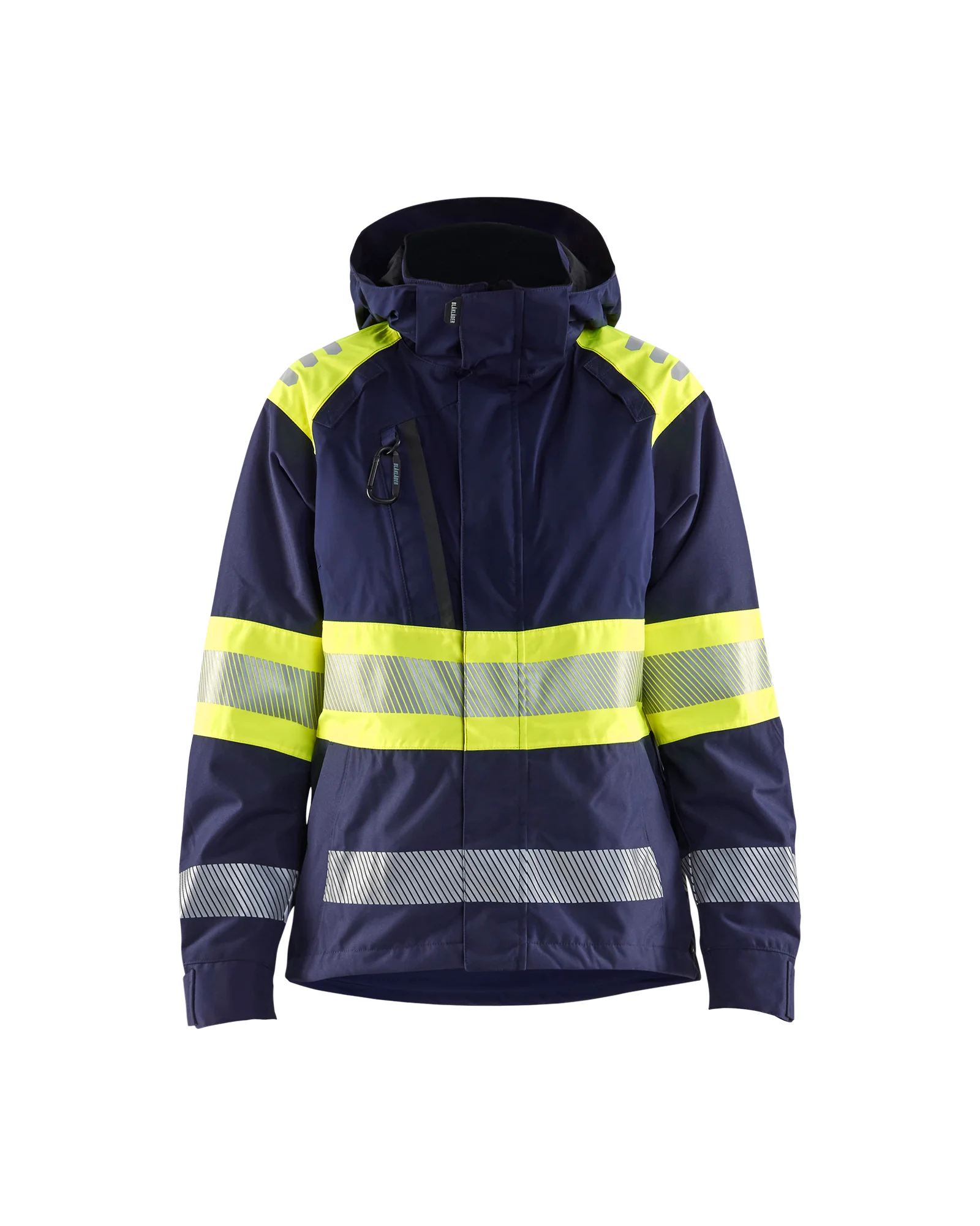 Veste de travail hardshell haute visibilité femme 4430 - Marine/Jaune image