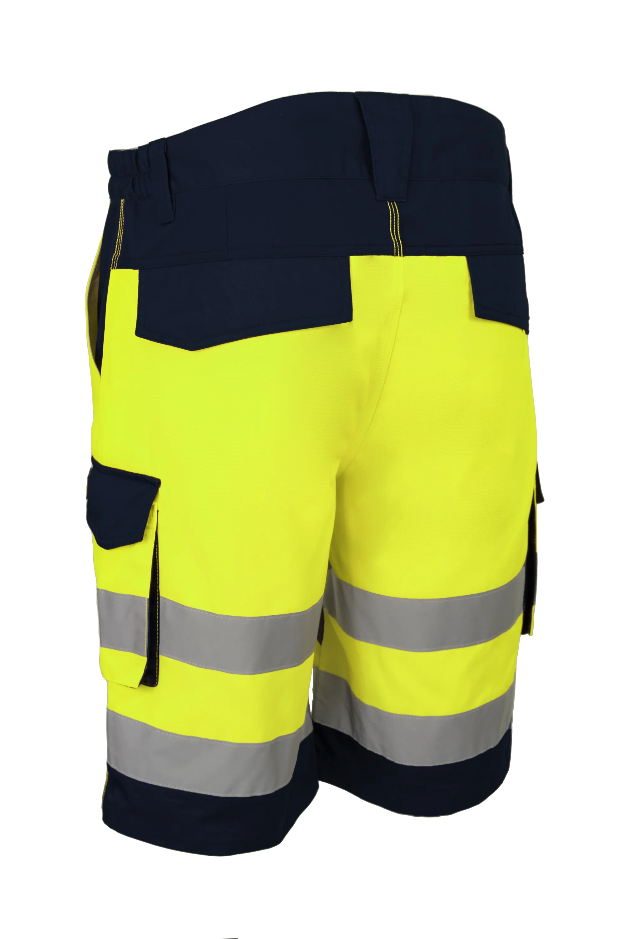 Bermuda de travail HIBANA - Jaune/Bleu image