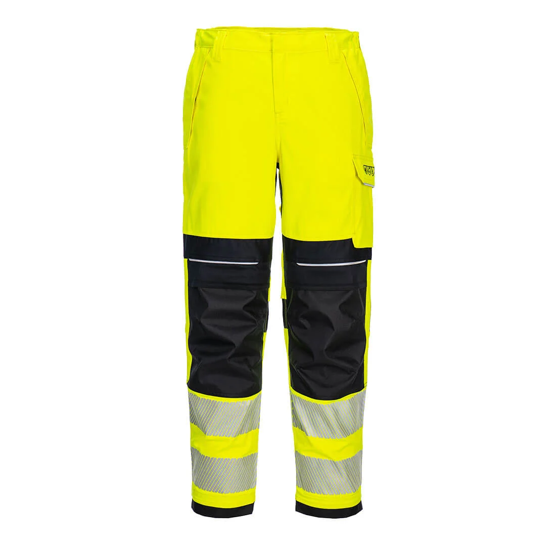 Pantalon de travail femme PW3 FR Hi-Vis Jaune/Noir image