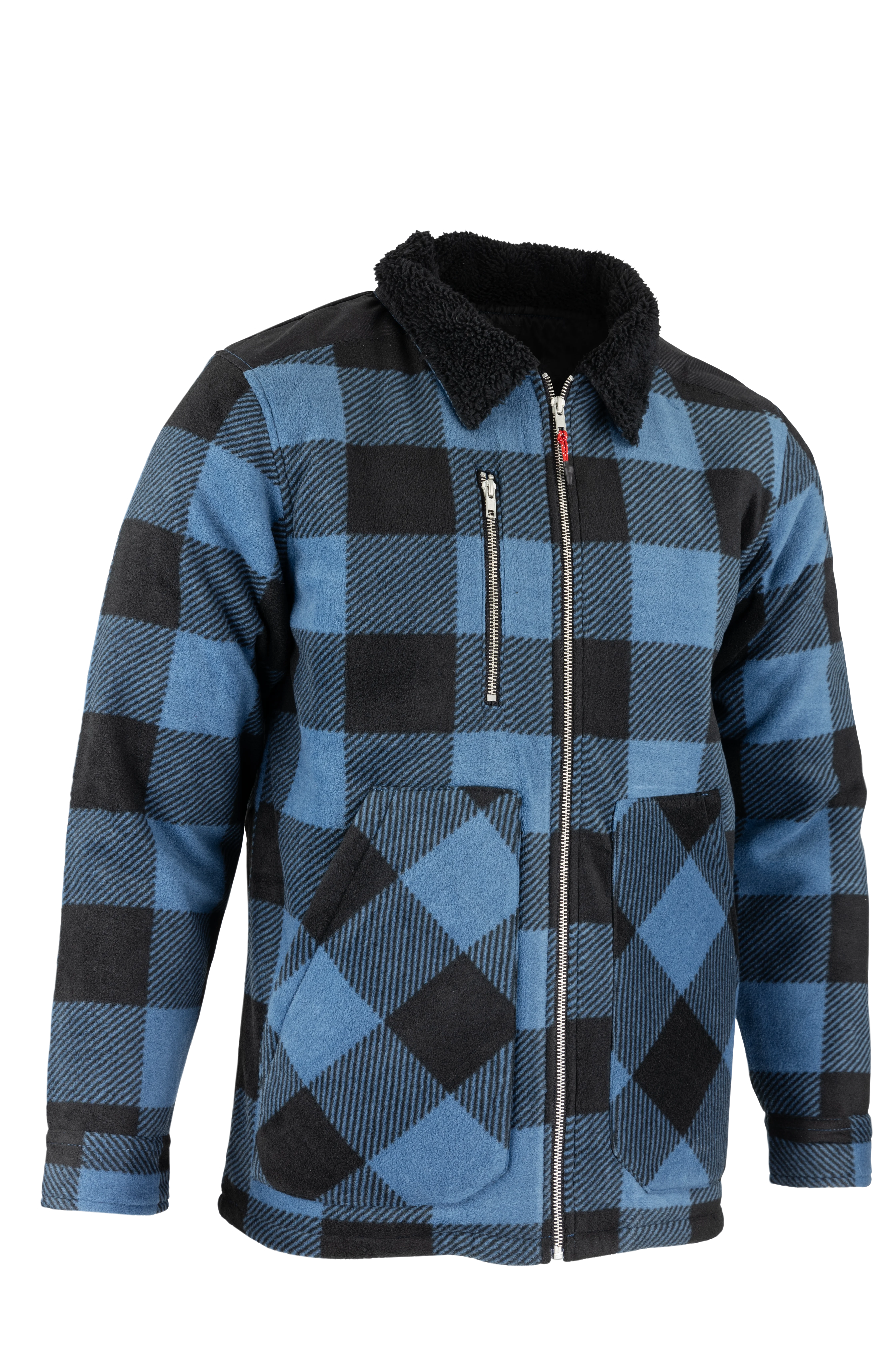 Chemise de travail polaire CEDRE - BLEU/NOIR image