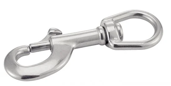 (Lot de 5) Mousqueton à targette avec Emerillon - Inox A4 image