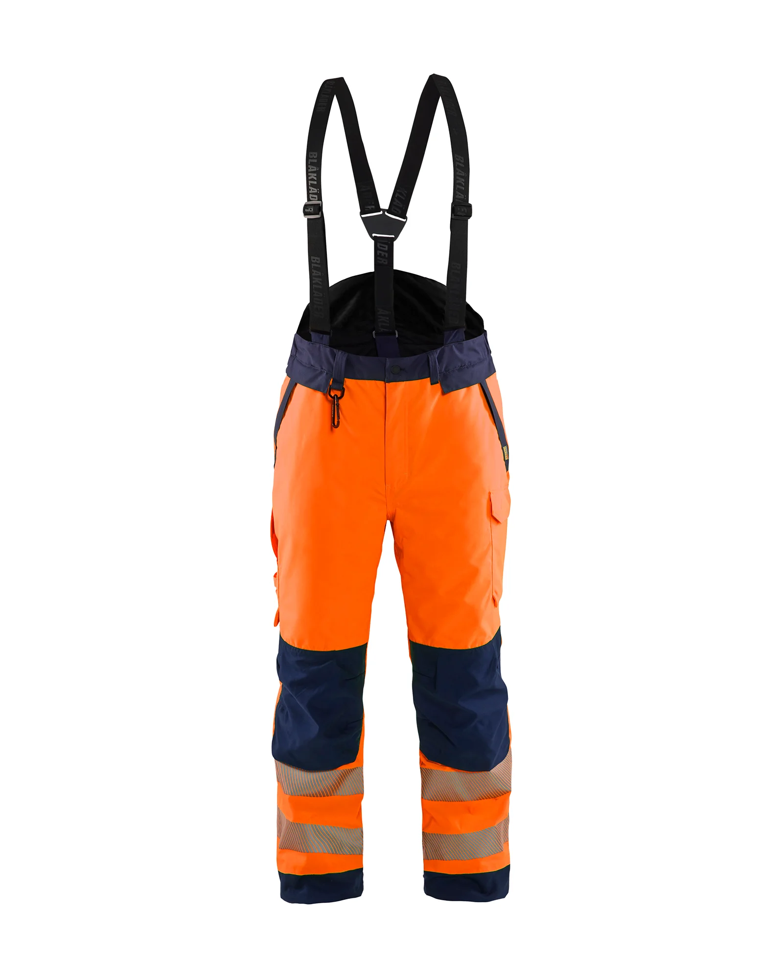 Pantalon de travail à bretelles haute visibilité 1875 - Orange/Marine image