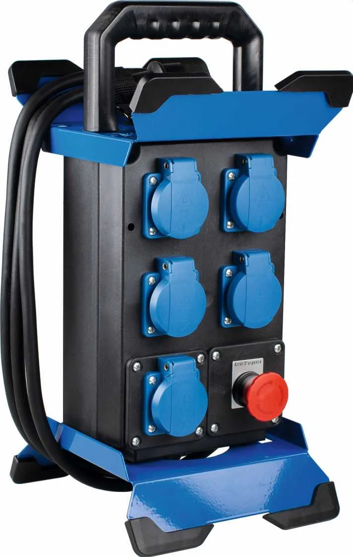 COFFRET DE CHANTIER STECKY 3,6kW 5 PRISES NF 2P+T - IP44 image