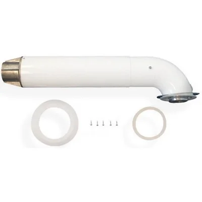 TERMINAL HORIZONTAL CONDENS. 80/125 BLANC AZB 1349 image