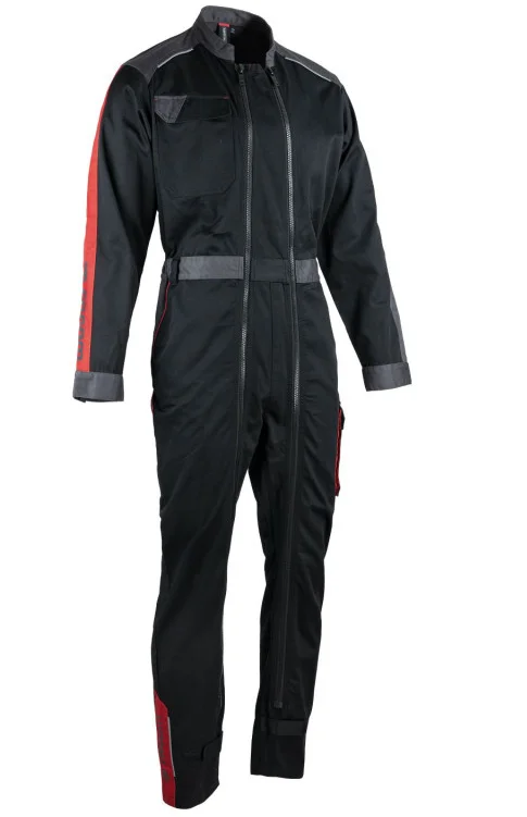 Combinaison de travail double zip SHIP - Noir/Gris image