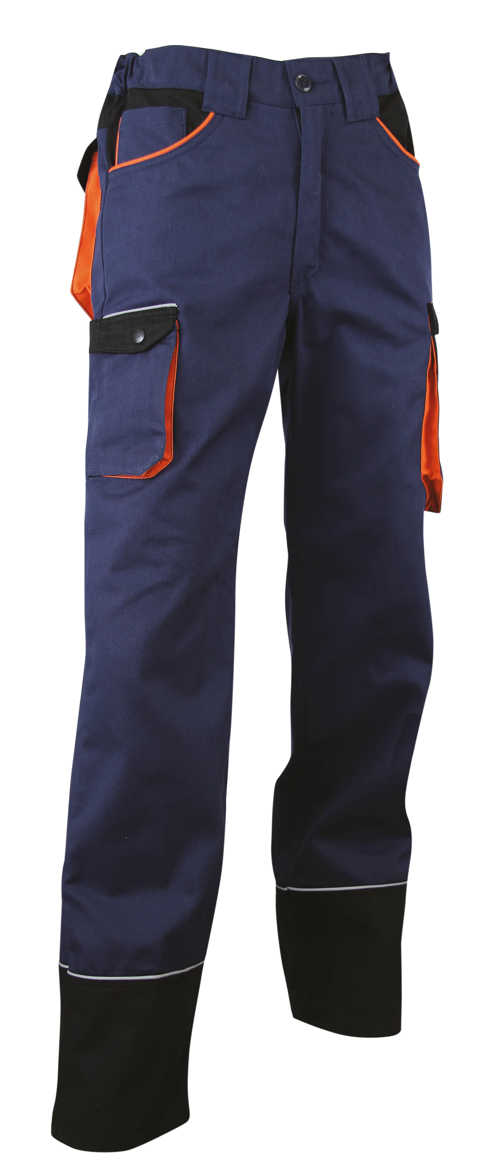 Pantalon de travail HERSE - MARINE/NOIR/ORANGE image