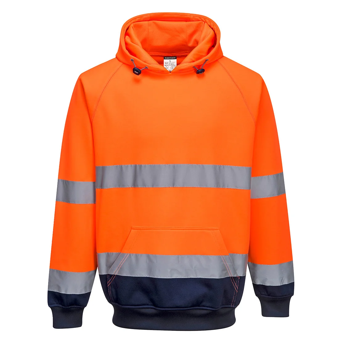 Sweat shirt à capuche bicolore image