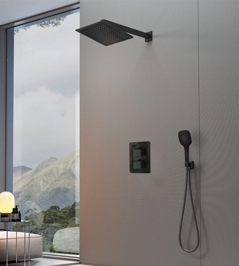 Ensemble de douche à encastrer carré Ruby image