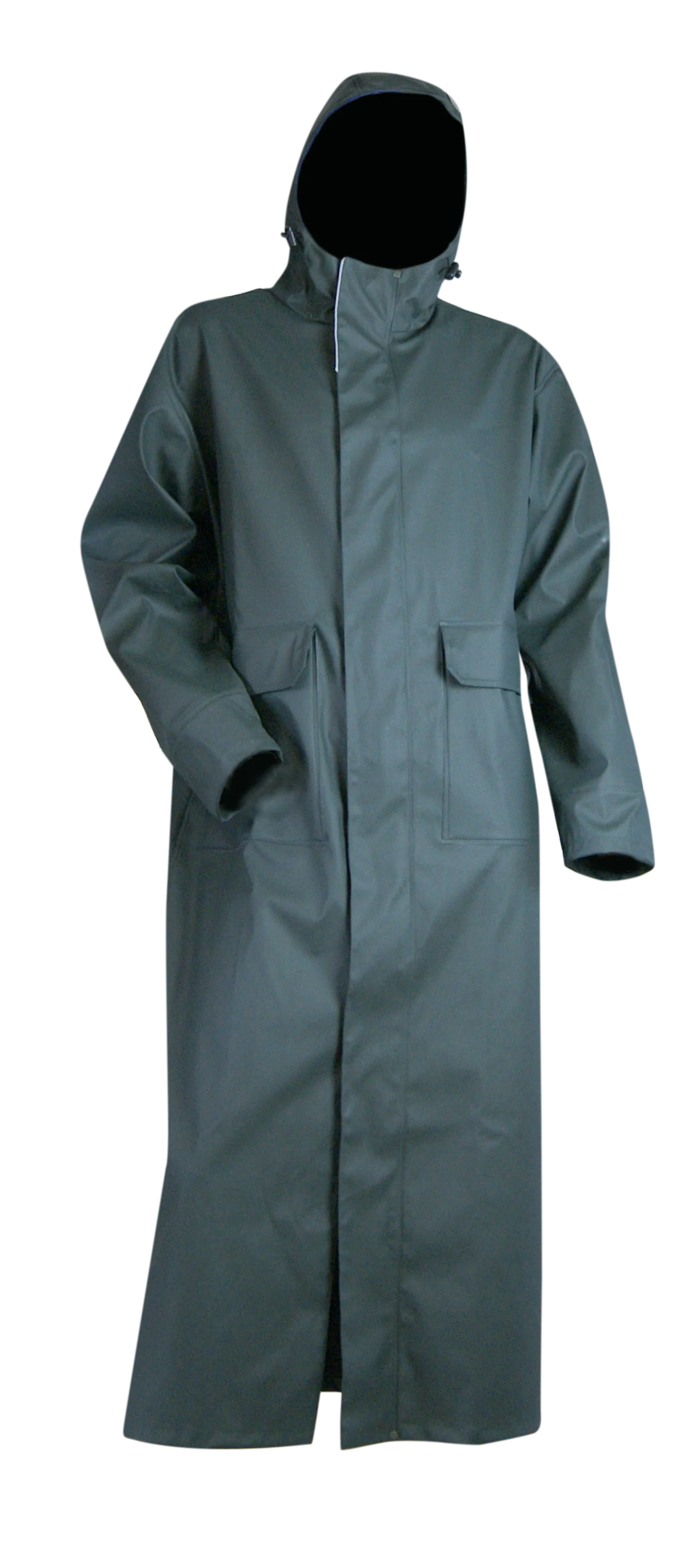 Manteau de pluie imperméable BRUME - KAKI FONCÉ image