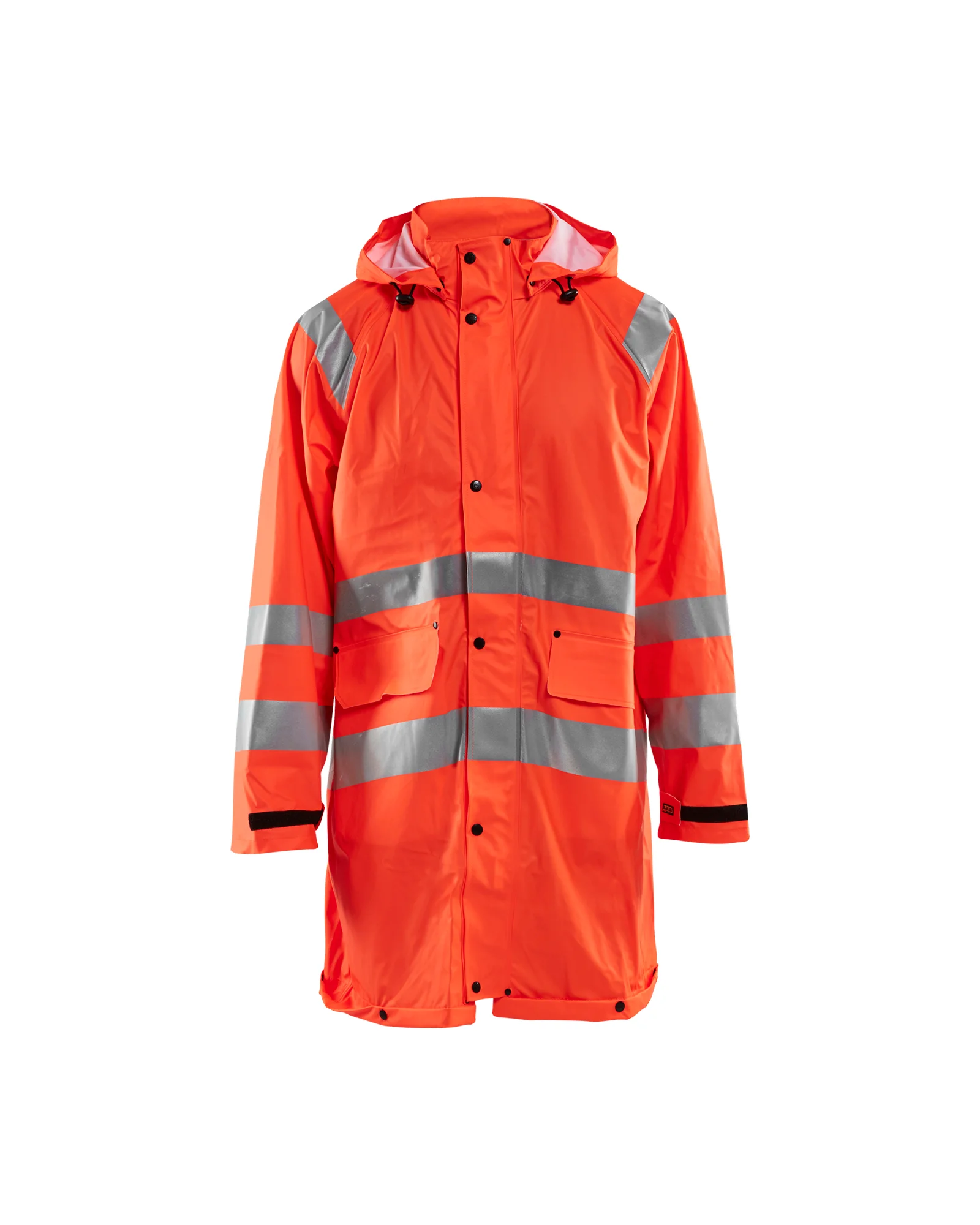 Veste de pluie haute visibilité niveau 1 4324 - Orange fluo image