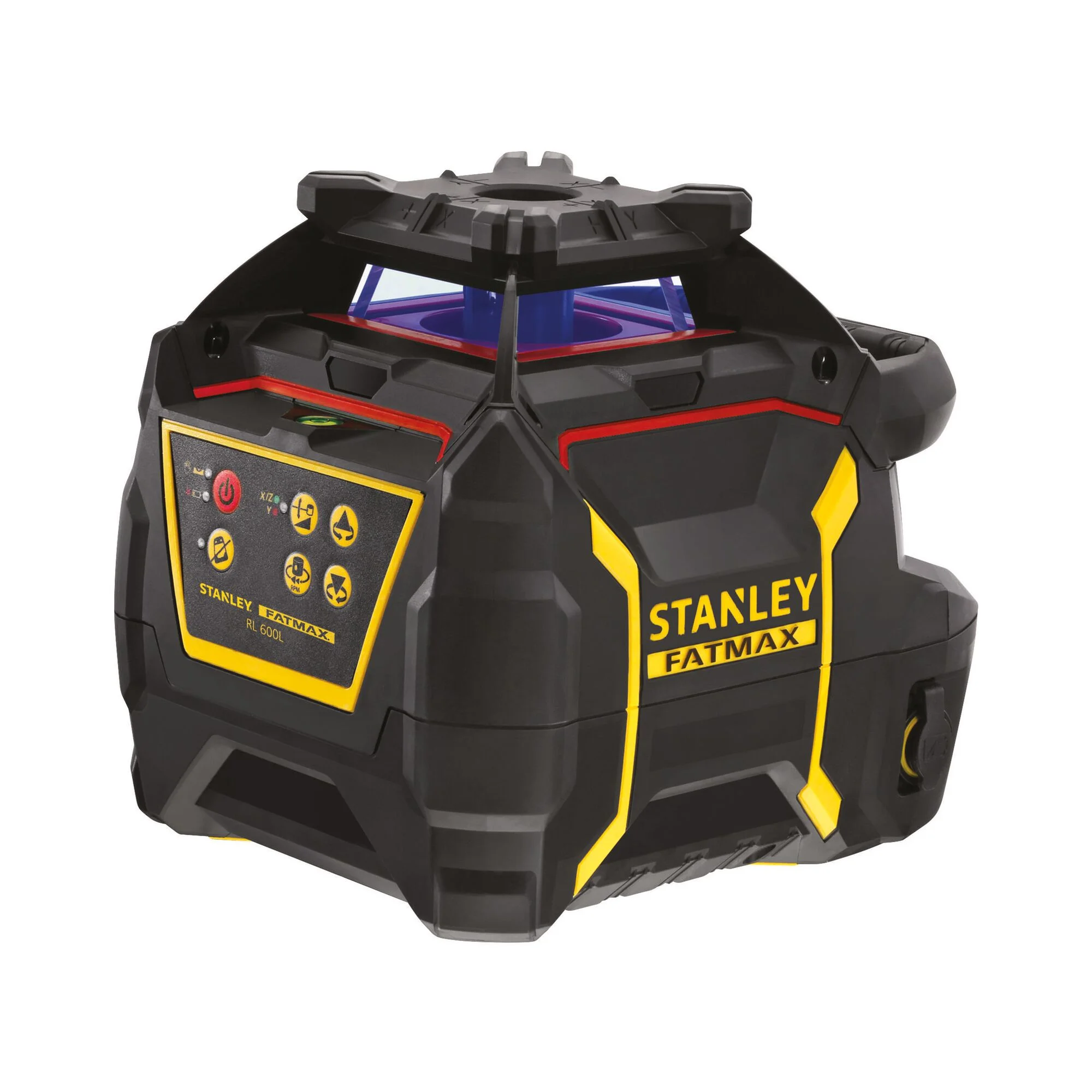 Pack investissement niveau laser rotatif RL600L FATMAX Li-ion, rouge, avec trépied et mire à lecture directe image