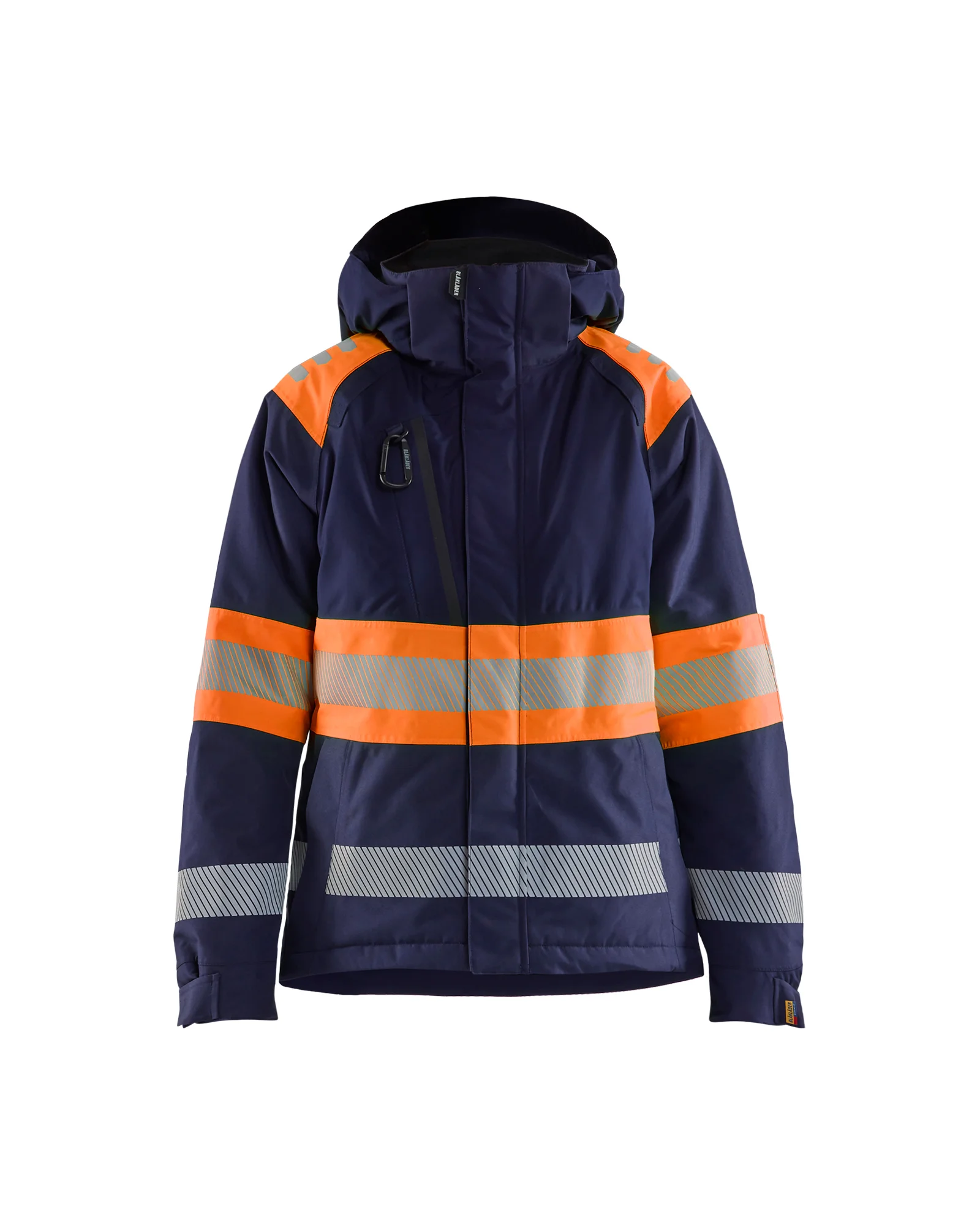 Veste de travail hiver haute visibilité femme classe 1 - Marine/Orange image