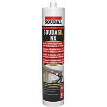 Mastic silicone bâtiment neutre blanc - Soudasil NX - Menuiserie Façade image