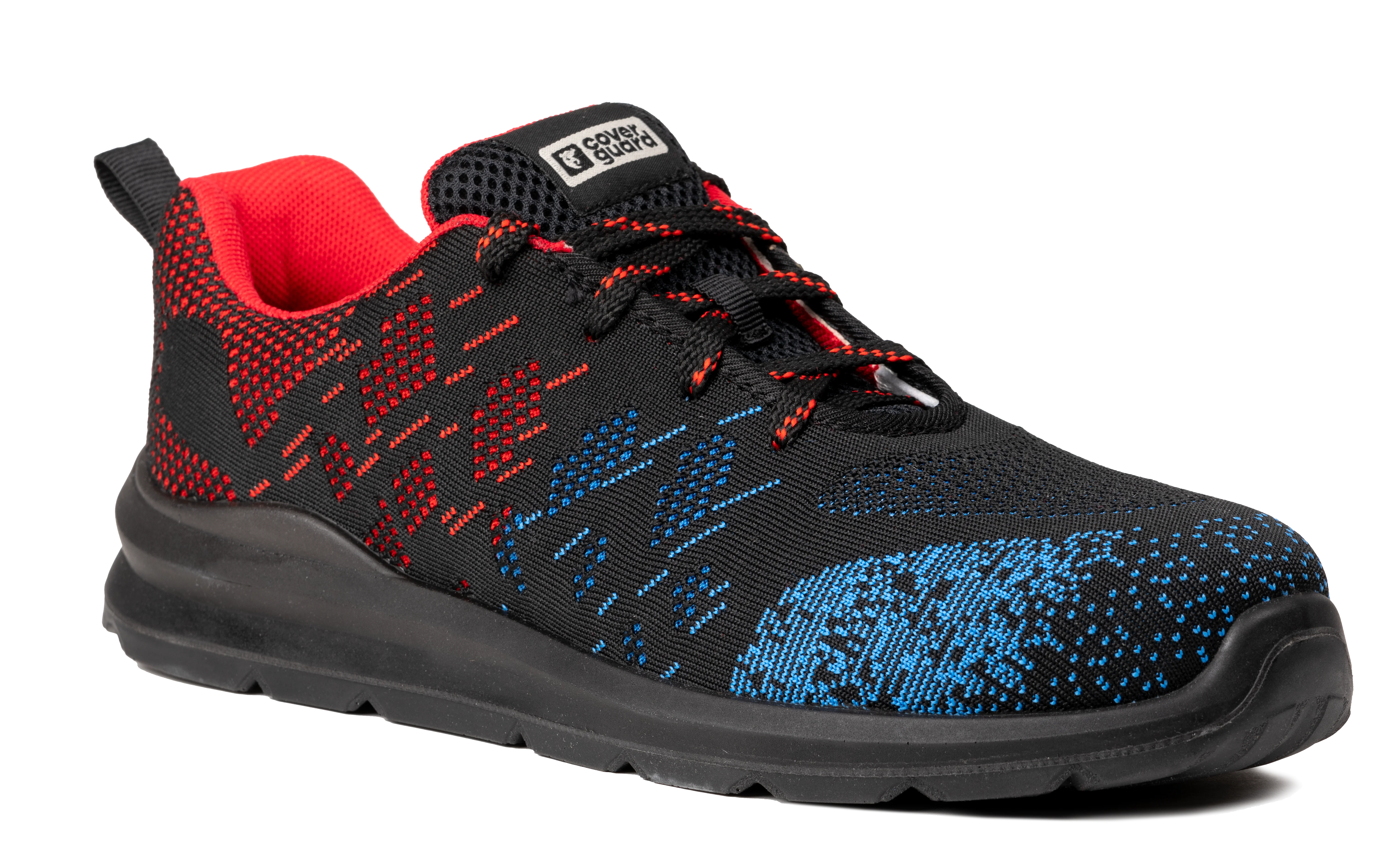 Chaussures de sécurité basses OTAVITE S1P - Noir/Rouge/Bleu image